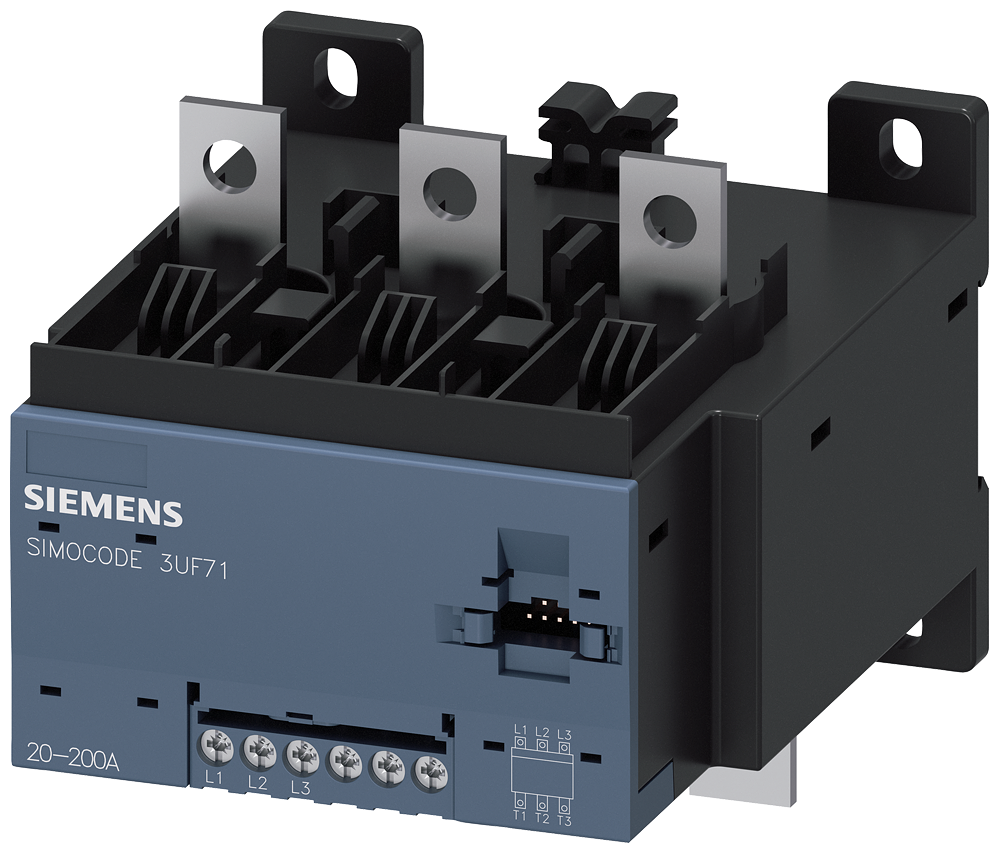 3UF7113-1BA01-0 Módulo de medida de intensidad/tensión V2, 20-200 A, ancho de 120 mm, conexión d