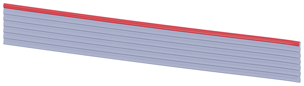 3SU1900-0KQ80-0AA0 Cable plano 7 hilos, Longitud 5 m, plástico gris