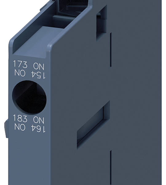 3RH1921-1KA20 Bloque de contactos auxiliares, 2 NA, EN 50005, 10 mm, tamaño S3-S12, para conta