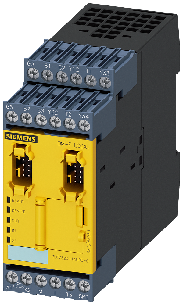 3UF7320-1AU00-0 Módulo digital de seguridad, DM-F LOCAL, para desconexión de seguridad