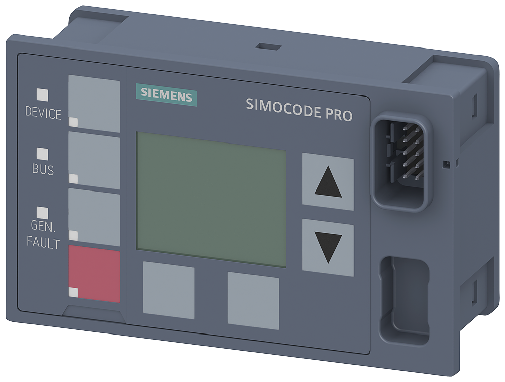 3UF7210-1AA01-0 Módulo de mando con display, para SIMOCODE pro V, montaje en puerta de armario