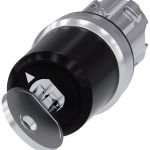3SU1050-5JF01-0AA0 Interruptor de llave Siemens, con vigilancia, 22 mm, redondo, metal, brillante, 