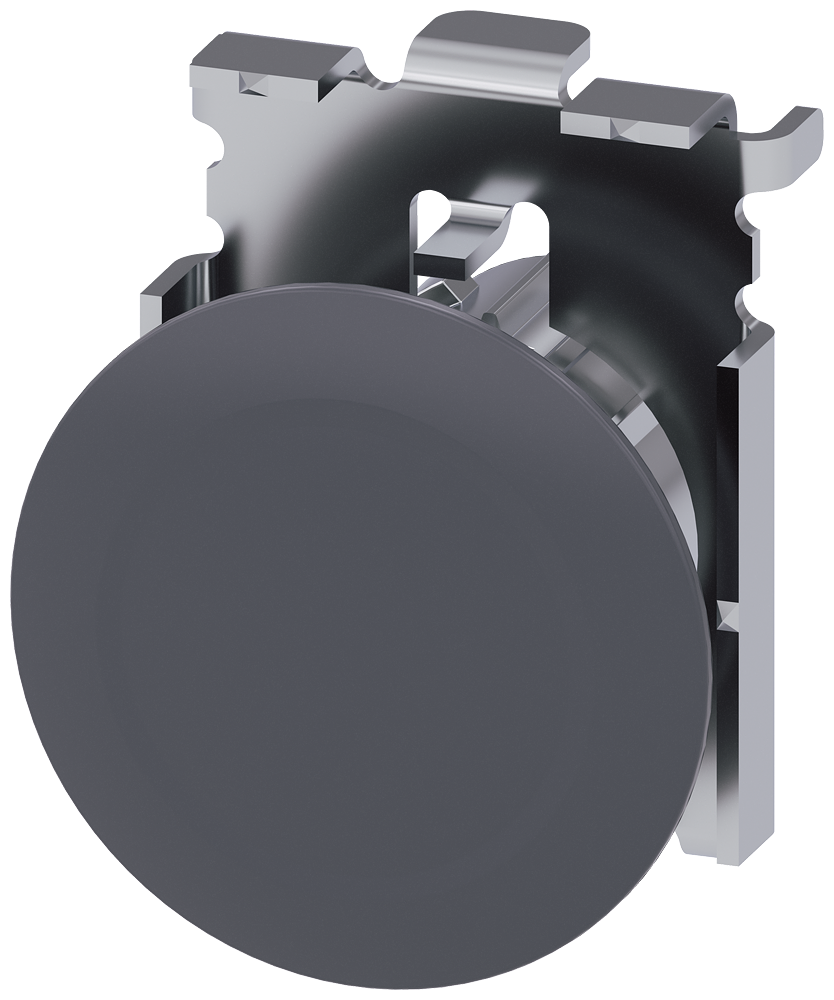 3SU1960-0FA80-0AA0 Tapón ciego para puntos de mando vacíos, 30 mm, metal mate, gris arena