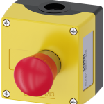 3SU1801-0NE00-4AB2 Caja pvc AMARILLA c/seta +1NA+1NC+1NC  