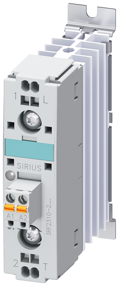 3RF2310-2AA22 Contactor estático 3RF2, monofásico, AC-51, 10 A, 24-230 V/110-230 V AC