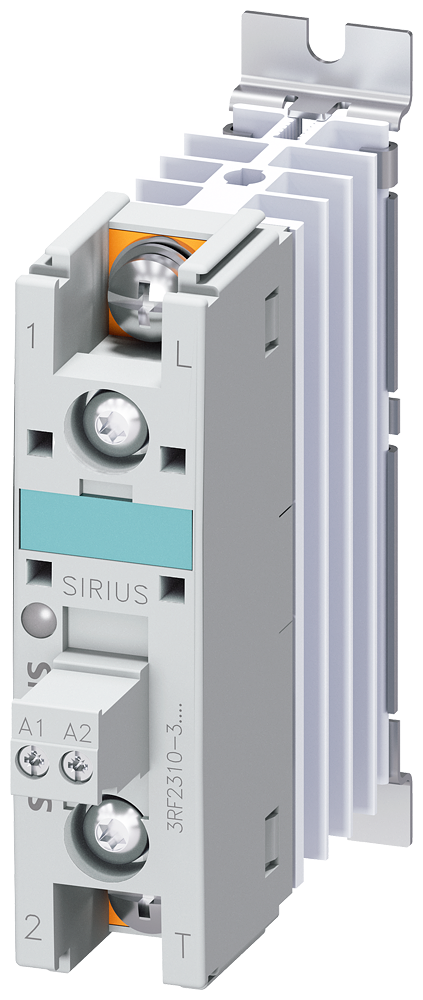 3RF2310-3AA04 Contactor estático 3RF2, monofásico, AC-51, 10 A, 48-460 V/24 V DC