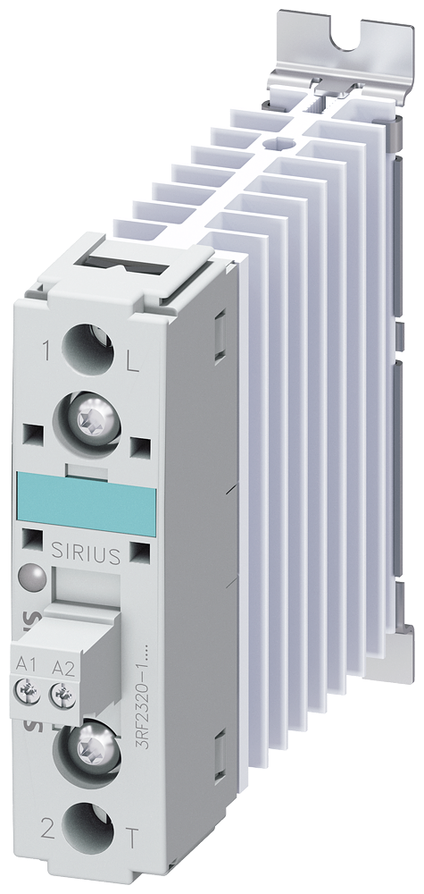3RF2320-1BA02 Contactor estático 3RF2, monofásico, AC-51, 20 A/AC-15, 12 A, 24-230 V/24 V DC