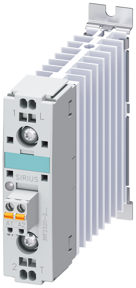 3RF2320-2DA04 Contactor estático 3RF2, monofásico, AC-51, 20 A, 48-460 V/24 V DC, resistente a