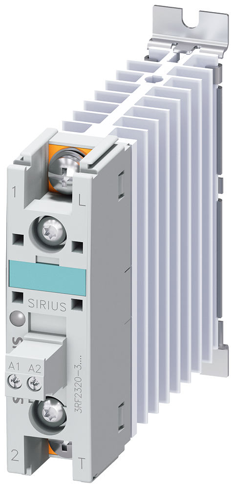 3RF2320-3AA06 Contactor estático 3RF2, monofásico, AC-51, 20 A, 48-600 V/24 V DC