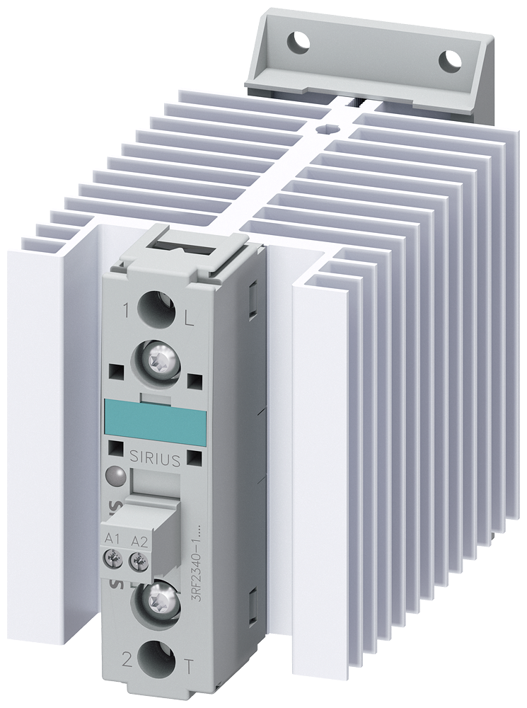 3RF2340-1BA04 Contactor estático 3RF2, monofásico, AC-51, 40 A/AC-15, 20 A, 48-460 V/24 V DC