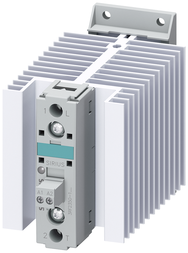 3RF2350-1AA02 Contactor estático 3RF2, monofásico, AC-51, 50 A, 24-230 V/24 V DC