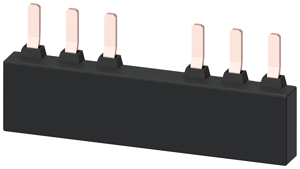 3RV1935-3A Barra trif. para 2 interruptores automáticos S2, distancia entre unidades 75 mm