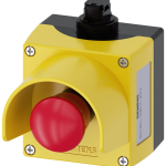 3SU1801-0NB10-4HC2 Caja AS-Interface para aparatos de mando, 22 mm, plástico, amarilla, collar de p