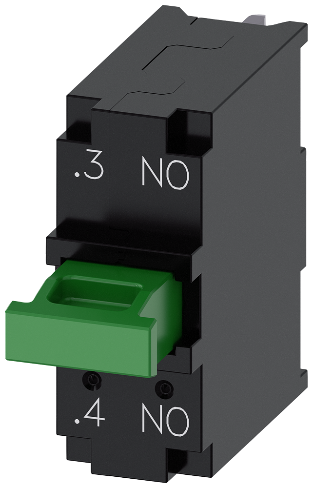 3SU1400-3AA10-5BA0 Módulo de contactos con 1 contacto, 1 NA, conexión soldada, para uso en circuito