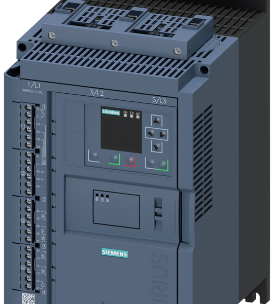 3RW5527-1HA16 Arrancador suave SIRIUS, 200-690 V, 93 A, 110-250 V AC, bornes de tornillo