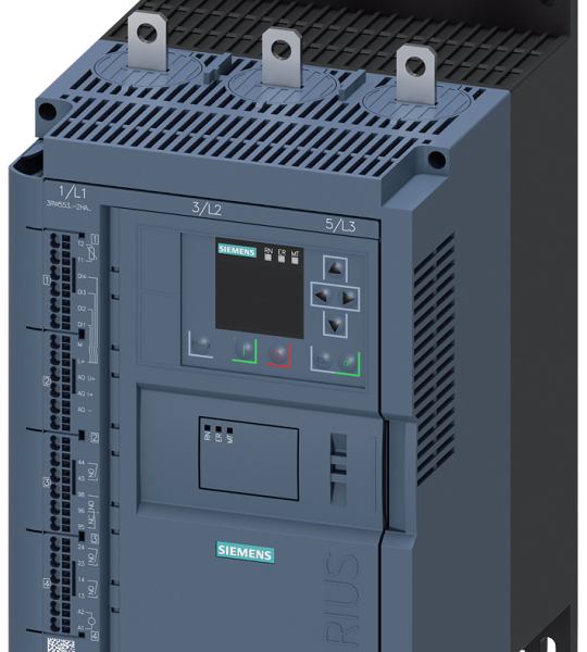 3RW5535-2HA04 Arrancador suave SIRIUS, 200-480 V, 143 A, 24 V AC/DC, bornes de resorte