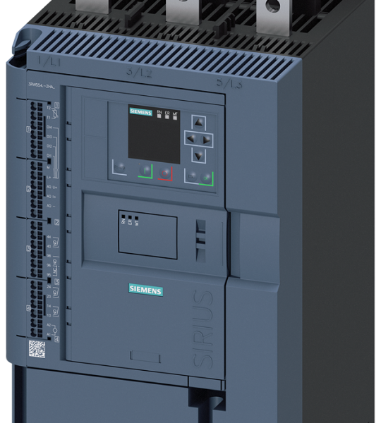 3RW5547-2HA04 Arrancador suave SIRIUS, 200-480 V, 470 A, 24 V AC/DC, bornes de resorte