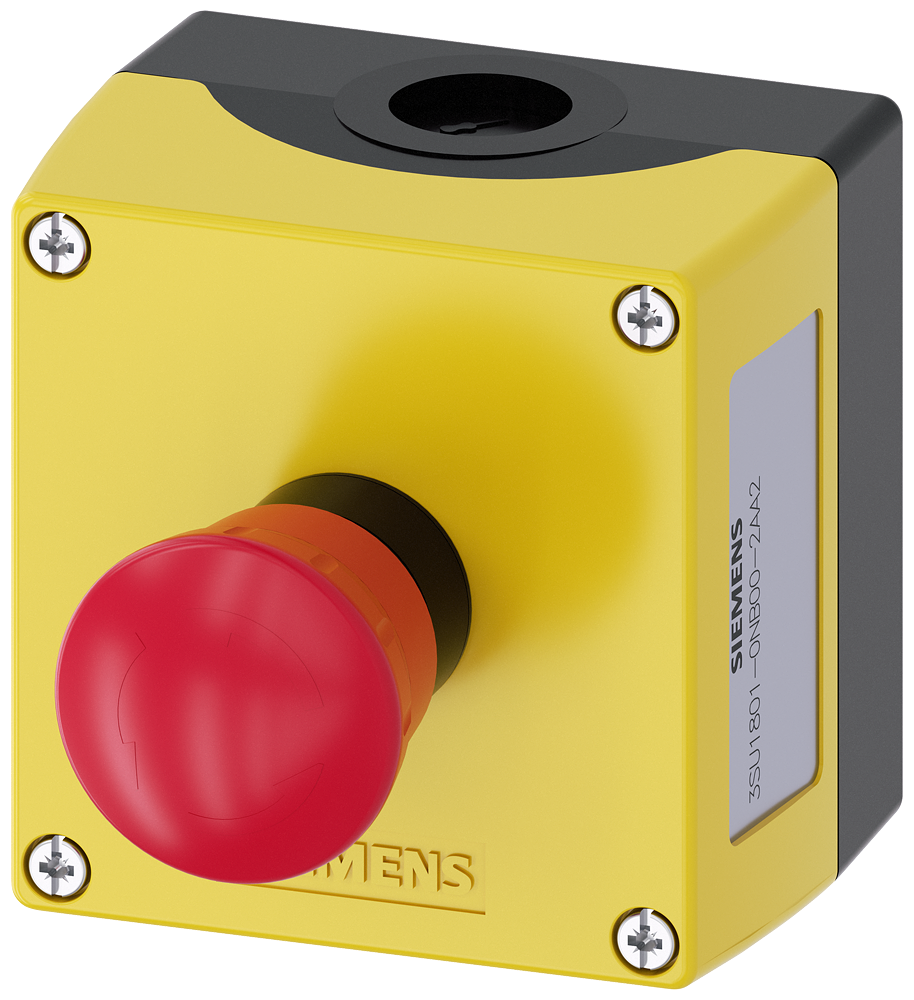 3SU1801-0NB00-2AA2 Caja PVC seta 1NC+1NC amarilla