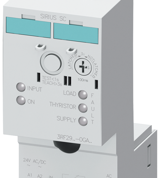 3RF2990-0GA16 Vigilancia de carga, rango de intensidad 90 A, 400-600 V/24 V AC/DC