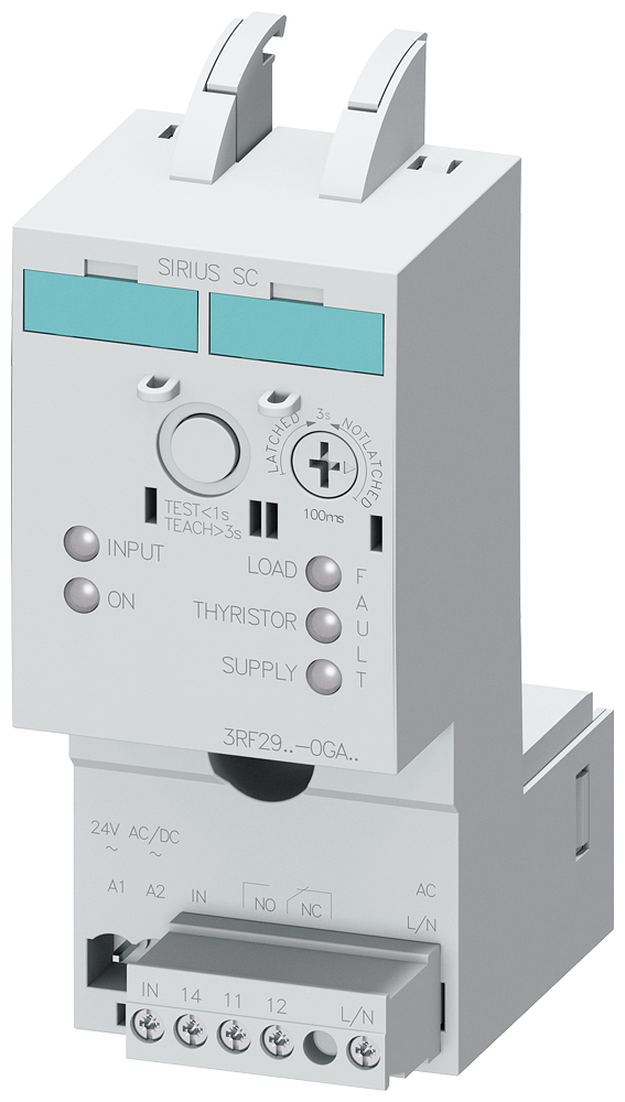 3RF2990-0GA16 Vigilancia de carga, rango de intensidad 90 A, 400-600 V/24 V AC/DC