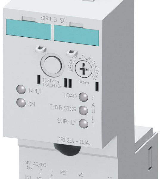 3RF2932-0JA16 Vigilancia de corriente de calefacción, rango de intensidad 32 A, 400-600 V/24 V