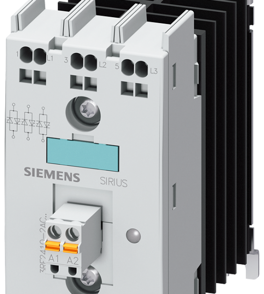 3RF2410-2AC55 Contactor estático 3RF2, trifásico, AC-51, 10 A, 48-600 V/230 V AC, 3 fases cont