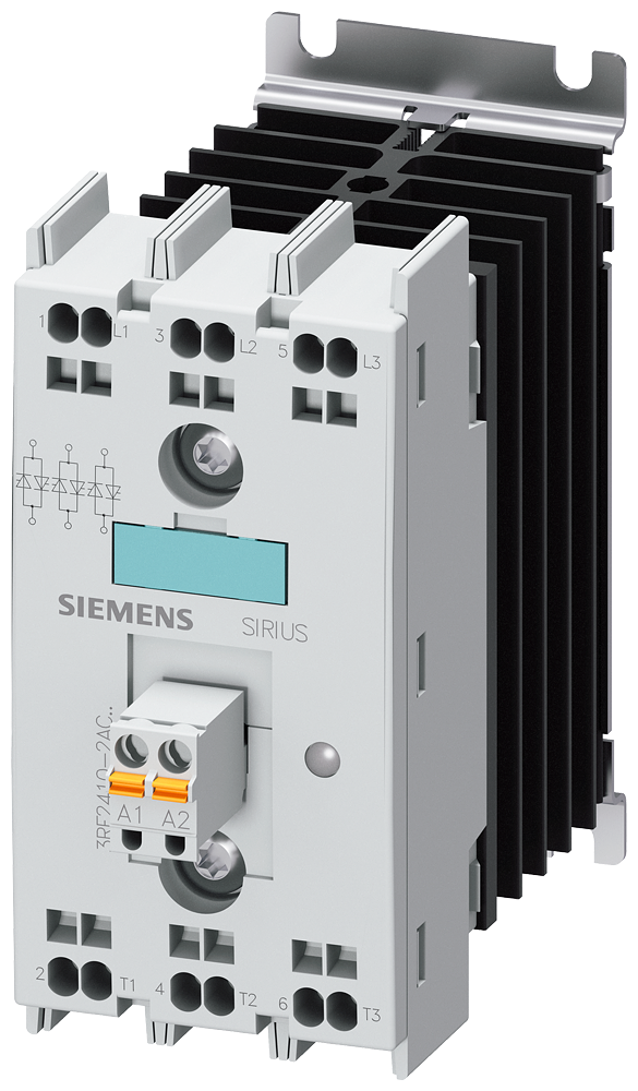 3RF2410-2AC55 Contactor estático 3RF2, trifásico, AC-51, 10 A, 48-600 V/230 V AC, 3 fases cont