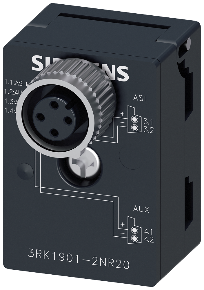 3RK1901-2NR20 Derivación ASI M12 con conector hembra M12 IP67 4A
