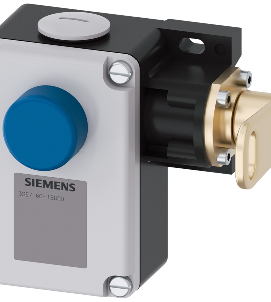 3SE7160-1BD00 Interruptor de tirón por cable SIRIUS + palanca, caja met., 2 × M25 × 1,5, 1 NA 