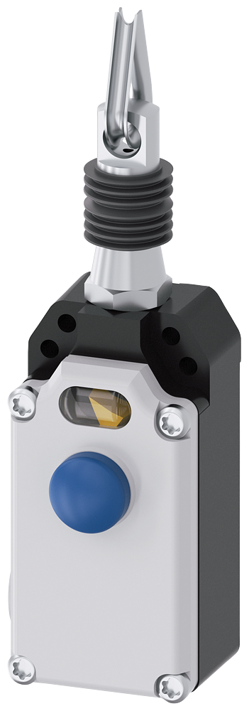 3SE7120-1BF00 Interruptor de tirón por cable SIRIUS, caja met., 2 × M20 × 1,5, 2 NC, enclavami
