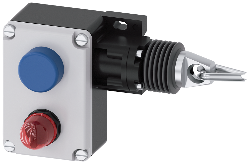 3SE7140-1BD04 Interruptor de tirón por cable SIRIUS, caja met., 1 x M20 x 1,5, 1 NA + 1 NC,