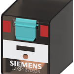 LZX:PT370524 Relé enchufable, 3 contactos conmutados, 24 V AC, 10 A, ancho 22,5 mm, también p