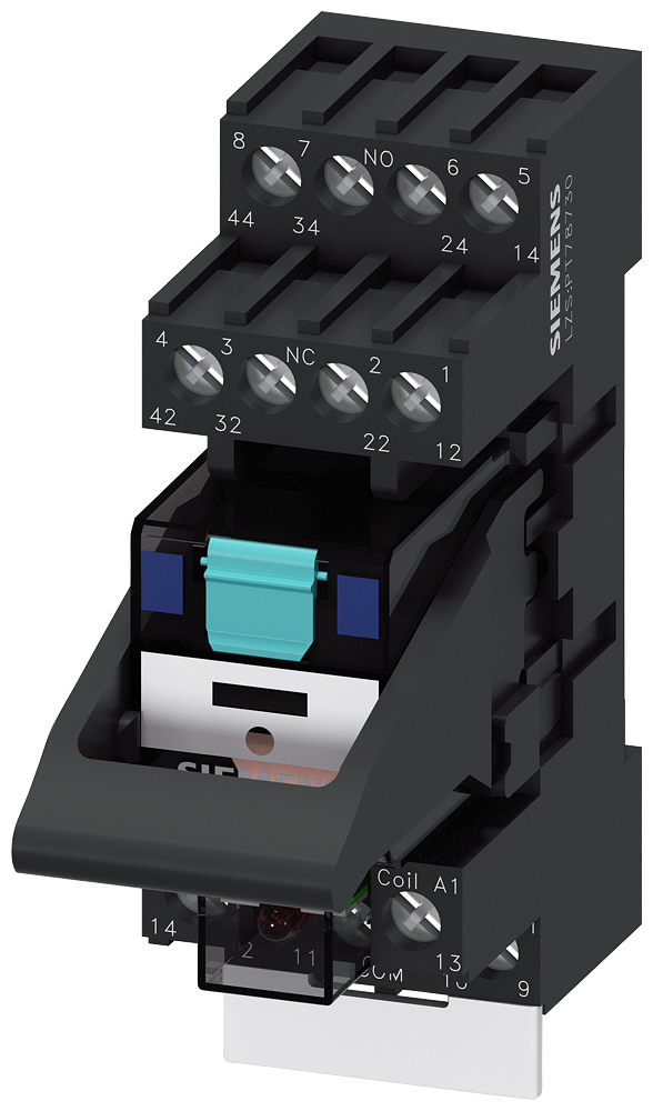 LZS:PT5A5L24 Relé completo 4W 24VDC 4contactos conmutados