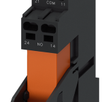 LZS:RT4D4S15 Relé enchufable, aparato completo, 115 V AC, 2 CO, módulo de LED, rojo, zócalo