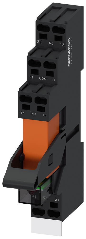 LZS:RT4D4L24 Relé completo 2W 24VDC 2contactos conmutados