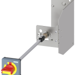 3RV2936-3C Mando giratorio para montaje en puerta para condiciones adversas, S2, maneta de 