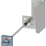 3RV2926-3B Mando giratorio para montaje en puerta para condiciones adversas, S00/S0, maneta