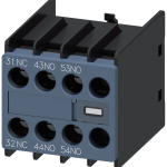3RH2911-1YA21-0MA0 Bloque de contactos auxiliares, 2 NA + 1 NC, circuitos: 1 NC, 1 NA, 1 NA, varian