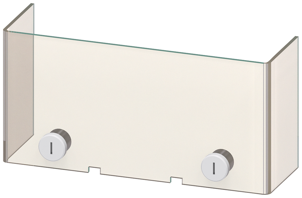 3TX7686-0A Tapa cubrebornes para transformador 3UF18 68-3F y contactor 3TF68, con 2 bornes