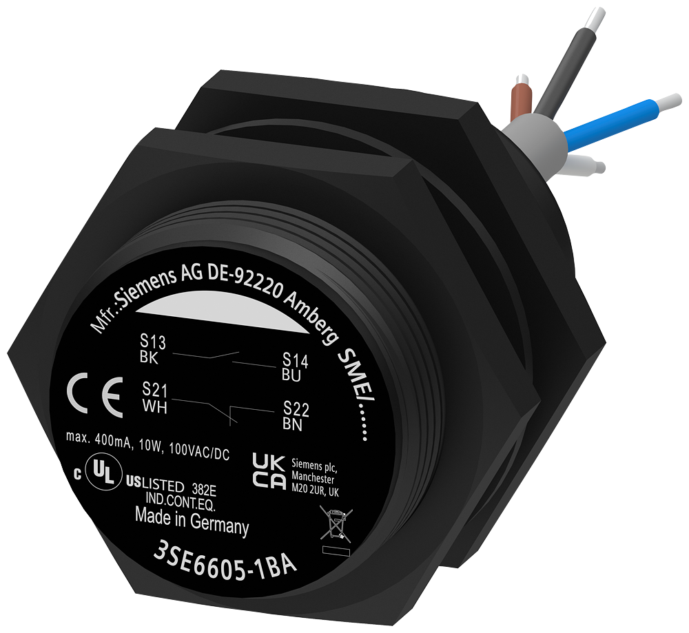 3SE6605-1BA Interruptor magnético M30 NA+NC c/cable 3mt