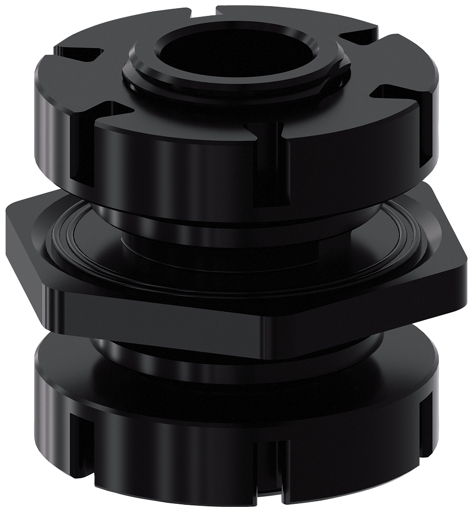 3SU1900-0JQ10-0AA0 Pieza de conexión M20/M25 para conectar 2 cajas, plástico/metal