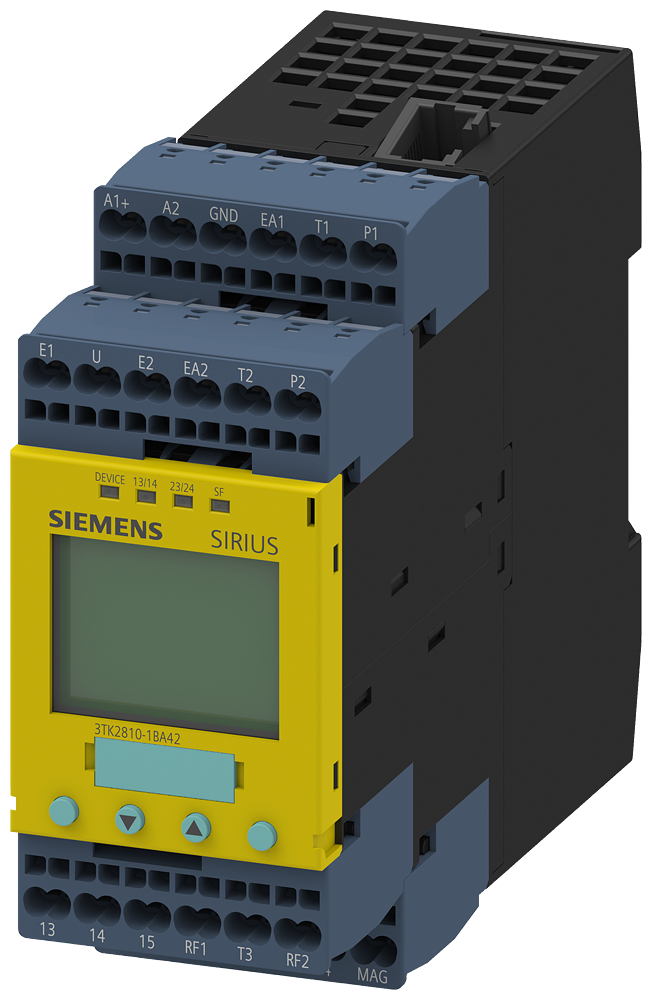 3TK2810-1BA42 Módulo de seguridad, vigilancia de velocidad de seguridad, 24 V DC, 45 mm