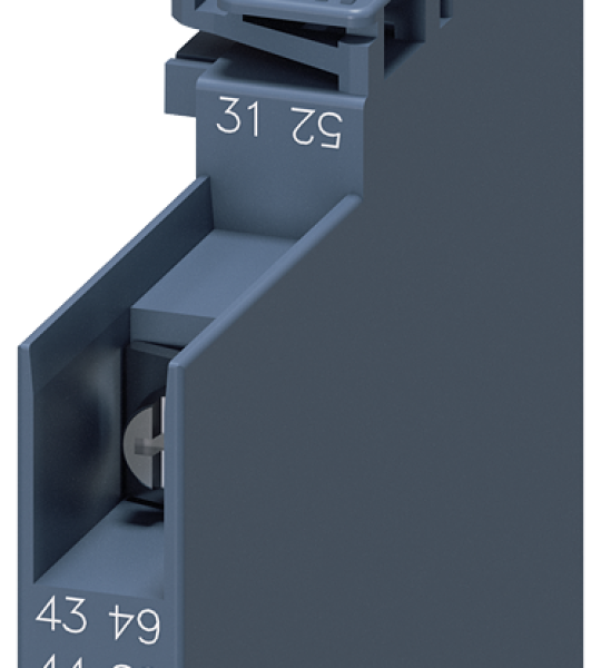3RH2921-4DA11 Bloque de contactos auxiliares, 1 NA + 1 NC, circuitos: 1 NC, 1 NA, D: 31/32, 43