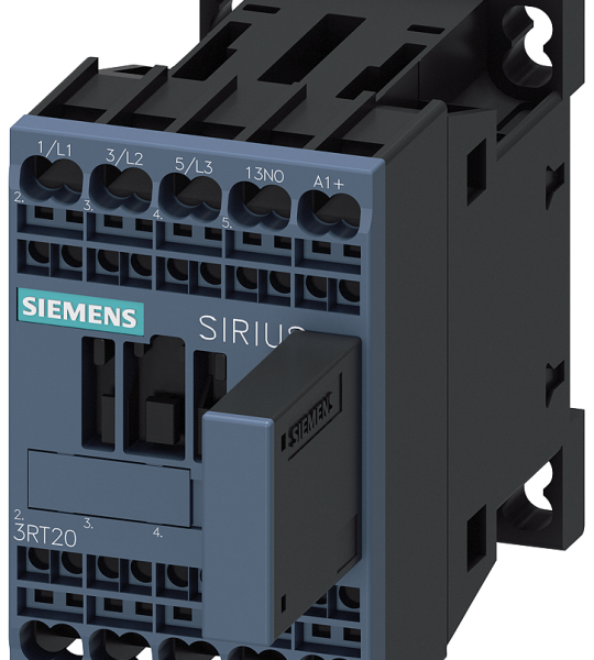 3RT2015-2QB41 Contactor de acoplamiento, AC-3e, 7 A/3 kW/400 V, 3 polos, 24 V DC, 1 NA, bornes