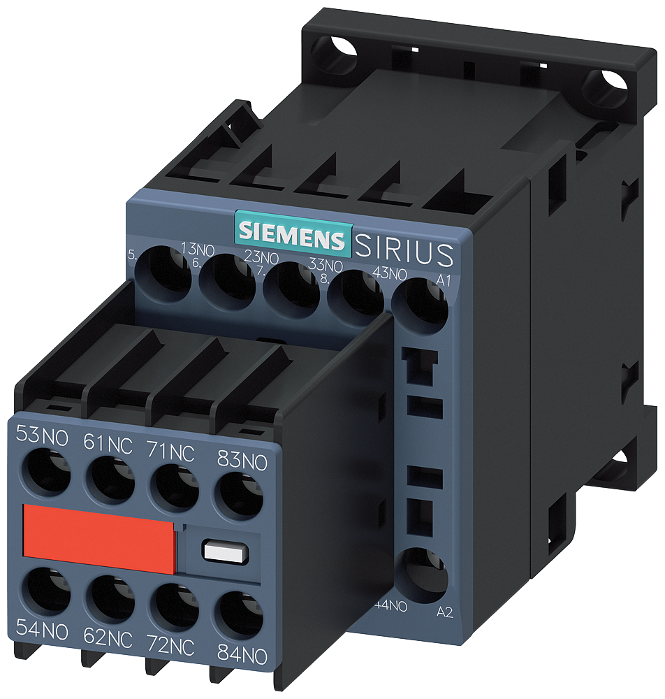 3RH2262-1AK60 Contactor auxiliar, 6 NA + 2 NC, 110 V AC/50 Hz, 120 V AC/60 Hz, S00, bornes de 
