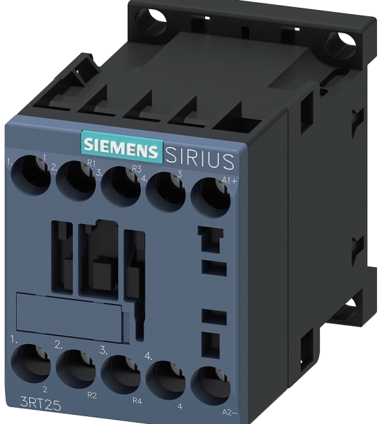 3RT2517-1BF40 Contactor, 2 NA + 2 NC, AC-3, 5,5 kW, 110 V DC, 4 polos, 2 NA + 2 NC