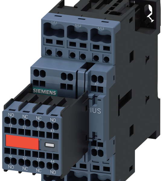 3RT2026-2CL24-3MA0 Contactor, AC-3e, 25 A/11 kW/400 V, 3 polos, 230 V AC, 50/60 Hz, 2 NA + 2 NC, bo