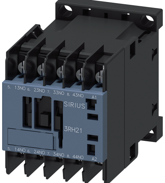 3RH2140-4AG60 Contactor auxiliar, 4 NA, 100 V AC/50 Hz, 100-110 V AC/60 Hz, S00, conexión de c