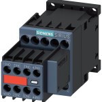3RT2017-1CK64-3MA0 Contactor, AC-3e, 12 A/5,5 kW/400 V, 3 polos, 110 V AC/50 Hz, 120 V AC/60 Hz, 2 