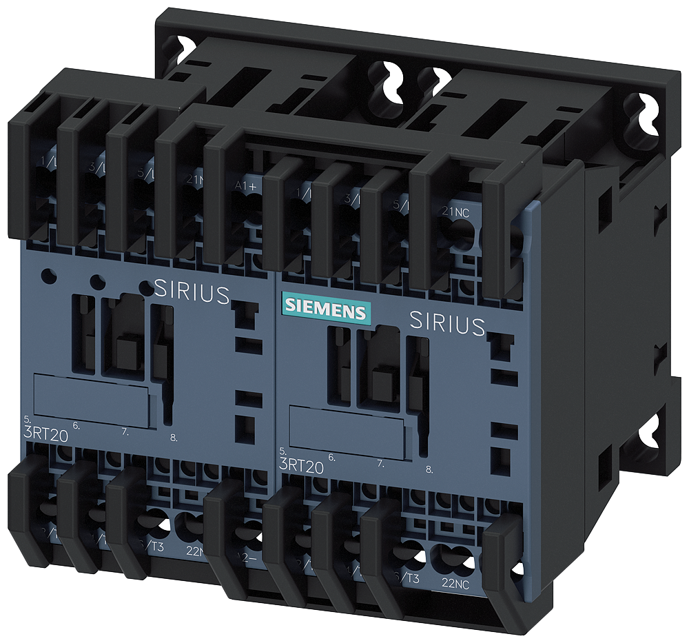 3RA2315-8XE30-2BB4 Combinación inversora con I/O-Link, AC-3, 3 kW/400 V, 24 V DC, 3 polos, S00